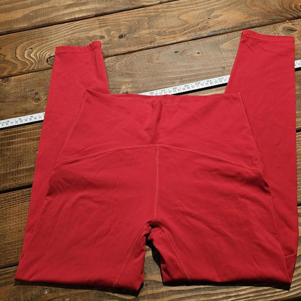 High-Performance Red Leggings